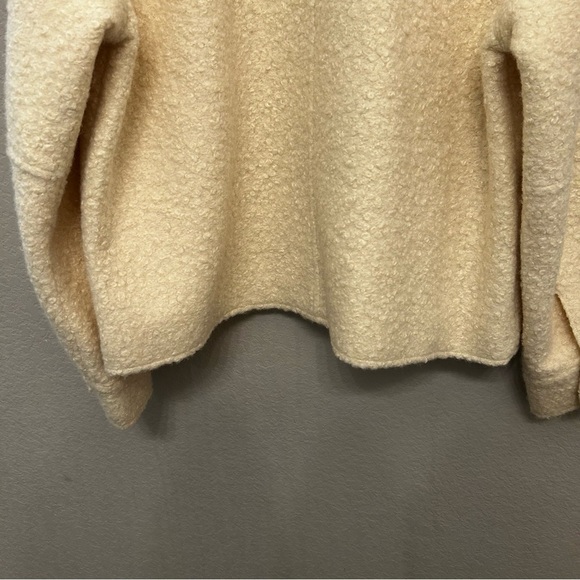 Lulu’s Unreal Coziness Ivory Shearling Jacket Women's Size XL - Picture 11 of 11